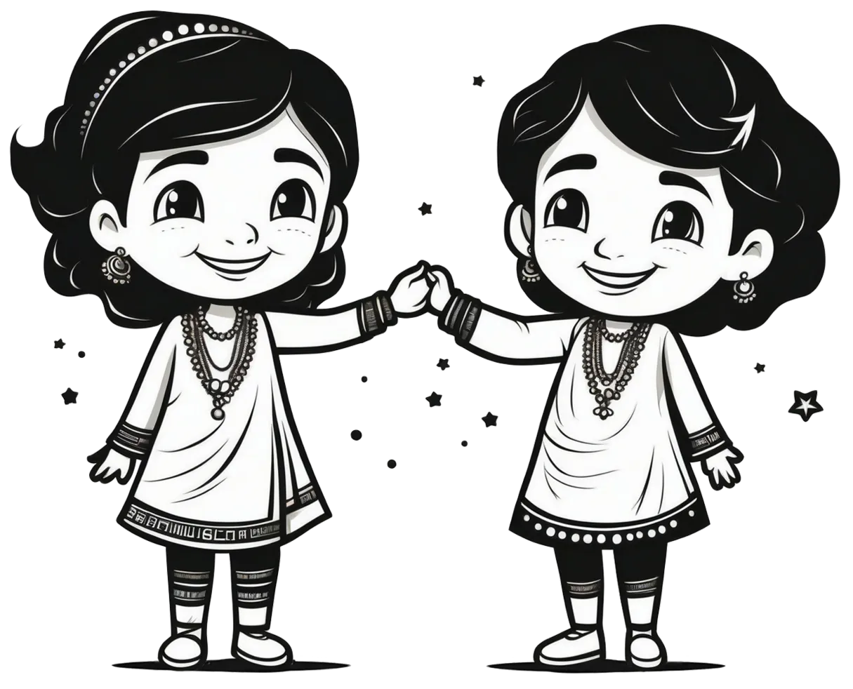 Cartoon depicting Stardust Theme Sleepover